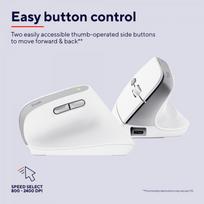 wireless ergonomic mouse - Trust Bayo II Balta (White) - 5 nuotrauka