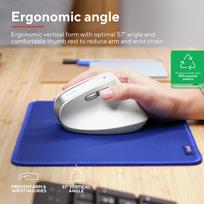 wireless ergonomic mouse - Trust Bayo II Balta (White) - 9 nuotrauka