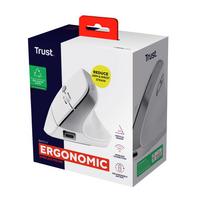 wireless ergonomic mouse - Trust Bayo II Balta (White) - 10 nuotrauka