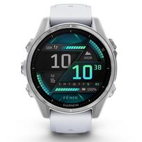 garmin fenix laikrodis - Garmin Fenix 8 43mm Whitestone (Baltas) - 8 nuotrauka