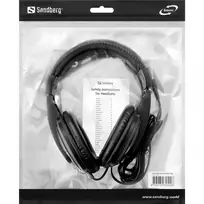 ausiniu muzika - Sandberg 325-29 Saver MiniJack ausinės Juodos (Black) - 2 nuotrauka