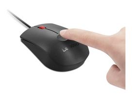 usb fingerprint - Lenovo Fingerprint Biometric USB Mouse Gen3 | Wired | USB-A | Black/Red | 4Y51S24029 - 2 nuotrauka