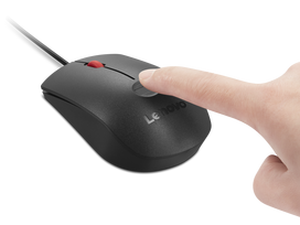 usb fingerprint - Lenovo Fingerprint Biometric USB Mouse Gen3 | Wired | USB-A | Black/Red | 4Y51S24029 - 11 nuotrauka
