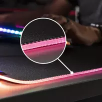 hyperx mouse - HyperX Pulsefire Mat 2XL, juodas (Black) - 3 nuotrauka