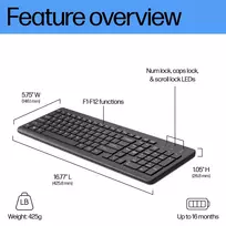 hp 255 - HP 225, Juoda (Black) - 5 nuotrauka