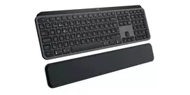 logitech mx keys s - Logitech MX Keys S Grafitas (Graphite) su atrama delnams - 3 nuotrauka