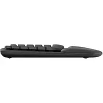 logitech bolt - Logitech Wave Keys Juodas (Black) Belaidė Ergonominė Klaviatūra - 3 nuotrauka