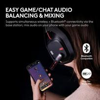 genio g - Logitech ASTRO A50 Gen 5 Balta (White) - 2 nuotrauka