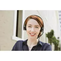 laisvu ranku iranga laidine - LOGITECH H650E CORDED HEADSET MONO USB - EMEA | 981-000514 | Super žemos kainos | Super žemos kainos - 6 nuotrauka