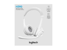 logitech h390 - Logitech H390 White (Baltos) - 6 nuotrauka