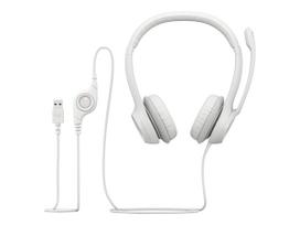 logitech h390 - Logitech H390 White (Baltos) - 10 nuotrauka