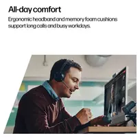 ausiniu adapteris - HP Poly Voyager Focus 2 USB-C-C Headset | 9T9J5AA#AC3 - 9 nuotrauka