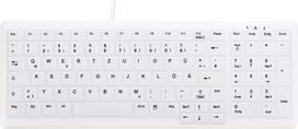 keyboard akai - CHERRY AK-C7000 Klaviatūra USB QWERTZ Vokiečių Balta (White) - 2 nuotrauka