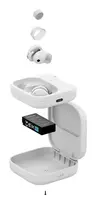 earbuds - Fairphone Fairbuds True Wireless Earbuds Baltas (White) - 4 nuotrauka