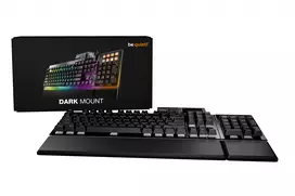 be quiet! dark mount - be quiet! Dark Mount Silent Tactile Juodas (Black) Klaviatūra Žaidimams - 3 nuotrauka
