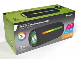 bluetooth nesiojamos koloneles - Tracer 47182 Stripe TWS Bluetooth Black (Juoda) - 2 nuotrauka