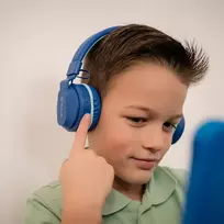 headphones over ear bluetooth - Tellur Buddy Blue (Mėlynos) - 2 nuotrauka