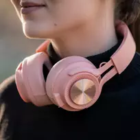 headphones over ear bluetooth - Tellur Feel Bluetooth Over-ear Ausinės Rožinė (Pink) - 3 nuotrauka