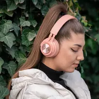 headphones over ear bluetooth - Tellur Feel Bluetooth Over-ear Ausinės Rožinė (Pink) - 4 nuotrauka