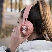headphones over ear bluetooth - Tellur Feel Bluetooth Over-ear Ausinės Rožinė (Pink) - 6 nuotrauka