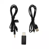 belaides zaidimu ausines - White Shark WGH-2441 Falcon Black (Juodas) - 3 nuotrauka