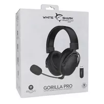 belaides zaidimu ausines - White Shark WGH-2443 Gorilla Pro Juodas (Black) - 2 nuotrauka