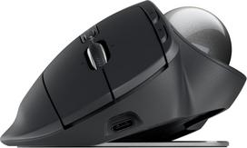bluetooth peles - Logitech MX Ergo S, bluetooth / usb, juoda - 4 nuotrauka