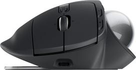 bluetooth peles - Logitech MX Ergo S, bluetooth / usb, juoda - 5 nuotrauka