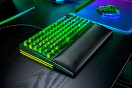 keyboard 75 - Razer BlackWidow V4 75% | Mechanical Gaming keyboard | Wired | US | Phantom Green Edition | Razer Mechanical Switches (Tactile) | RZ03-05003300-R3M1 - 3 nuotrauka