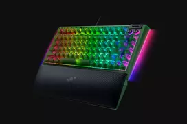 keyboard 75 - Razer BlackWidow V4 75% | Mechanical Gaming keyboard | Wired | US | Phantom Green Edition | Razer Mechanical Switches (Tactile) | RZ03-05003300-R3M1 - 4 nuotrauka