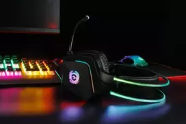gaming ausines - CANYON headset Darkless GH-9A Black | CND-SGHS9A - 4 nuotrauka