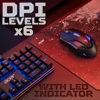 acer nitro - Acer Nitro Gaming Mouse II | Wired | Black | GP.MCE11.039 - 2 nuotrauka
