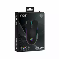 rgb mouse - Inca IMG-GT15 Juoda (Black) - 2 nuotrauka