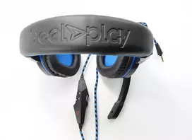 ausines su laidu - Steel Play HP-41 Casque Black/Blue (Juoda/Mėlyna) - 3 nuotrauka