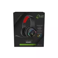 gaming ausines - MediaRange GS301 Juodas/Raudonas (Black/Red) - 2 nuotrauka