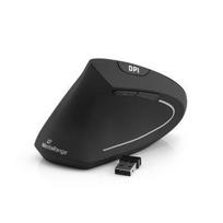 wireless vertical mouse - MOUSE USB OPTICAL WRL 6-BUTTON/LEFT BLACK MROS233 MEDIARANGE - 3 nuotrauka
