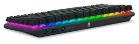 klaviaturos lt - Dell 545-BBFQ Alienware Pro Žaidimų Klaviatūra Belaidė, JAV, Bluetooth, Tamsioji Mėnulio Pusė, Alienware Linijinė Mechaninė - 2 nuotrauka