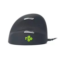 mouse ergonomic - MOUSE USB OPTICAL BREAK/L. BLACK RGOHELE R-GO TOOLS - 6 nuotrauka