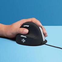 kompiuteris mouse - MOUSE USB OPTICAL BREAK/L. BLACK RGOHELELA R-GO TOOLS - 7 nuotrauka