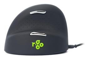 kompiuteris mouse - MOUSE USB OPTICAL BREAK/L. BLACK RGOHELELA R-GO TOOLS - 13 nuotrauka