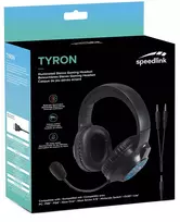 ps5 ausines - Speedlink headset Tyron RGB Stereo (SL-860016-BK) - 8 nuotrauka