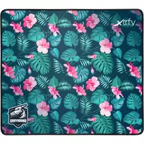 gaming pele -  Xtrfy GP1 Tropical Gaming, 46 cm x 40 cm x 0.4 cm, žalia/rožinė - 3 nuotrauka