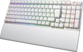 asus zaidimu - ASUS ROG Strix Scope II 96 Wireless Klaviatūra Žaidimams Balta (White) - 4 nuotrauka