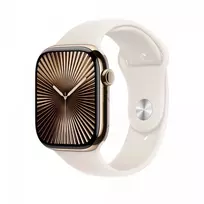 apple watch 46 mm - Apple Sport Band, 46 mm, M/L, starlight - Dirželis - 3 nuotrauka