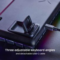 hyperx klaviatura - HyperX Alloy Origins 65, Juoda (Black) - 2 nuotrauka