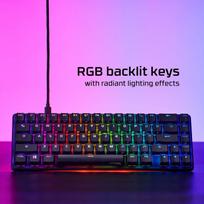 hyperx klaviatura - HyperX Alloy Origins 65, Juoda (Black) - 8 nuotrauka