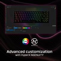 hyperx klaviatura - HyperX Alloy Origins 65, Juoda (Black) - 9 nuotrauka