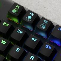 hyperx klaviatura - Hyperx 4P5P2AA#ABA, juoda - 2 nuotrauka