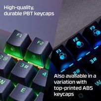 hyperx klaviatura - Hyperx 4P5P2AA#ABA, juoda - 11 nuotrauka