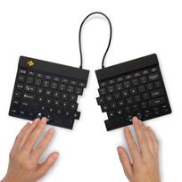 split keyboard - KEYBOARD WRL COMPACT BREAK/BLACK RGOSBUSWLBL R-GO TOOLS - 10 nuotrauka